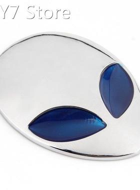 Cool Car Styling 3D Skull Metal Alien Car Motorcycle Sticke