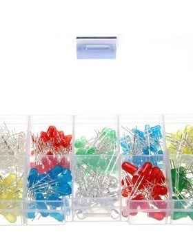 200pcs/lot 3mm 5mm LED Diode Assorted Kit LED light-emitting