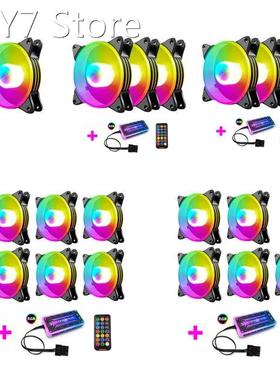 COOLMOON 12 cm desktop computer case cooling fan RGB small 6