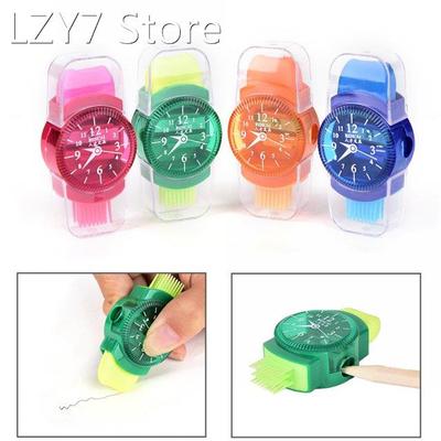 1pcs 3 In 1 Novelty Wristwatch Modeling Pencil Sharpen