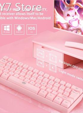 G61 61 Keys RGB Backlit 2.4G Bluetooth-compatible Dual Mode