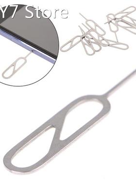 10pcs Metal SIM Card Tray Removal Eject Pin Key Tool Needle