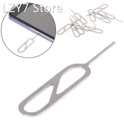 10pcs Metal SIM Card Tray Removal Eject Pin Key Tool Needle