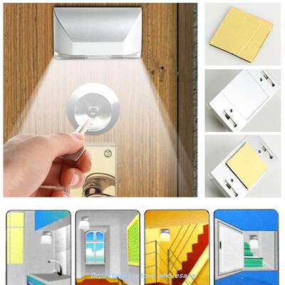 1Pcs Wireless Auto Infrared Sensor Motion Detector Keyhole 4