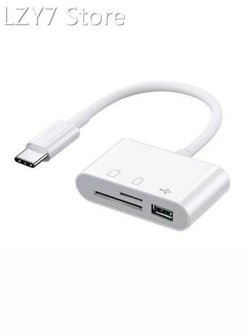 USB 3-in-1 OGT Card Reader Type-C Micro USB Adapter Micro SD