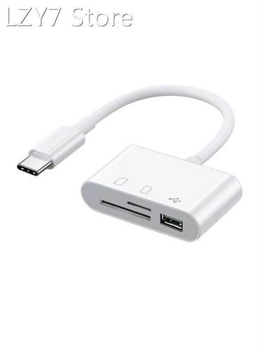 USB 3-in-1 OGT Card Reader Type-C Micro USB Adapter Micro SD