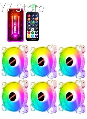 Coolmoon Computer PC Fan Adjust RGB Cooling Fan Diamond 120m