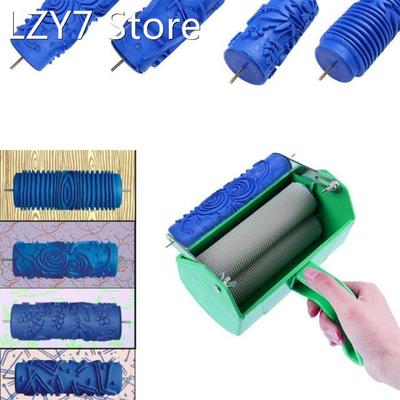 5 Patterned Paint Roller Decorative Texture Roller with Sin