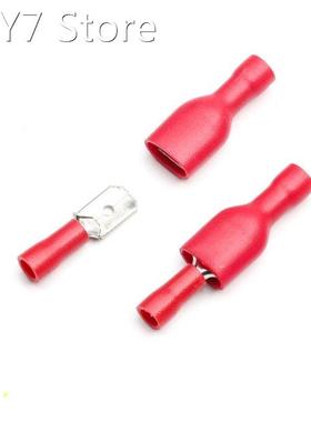 20PCS Red Female/Male Spade Insulated Electrical Wire Connec