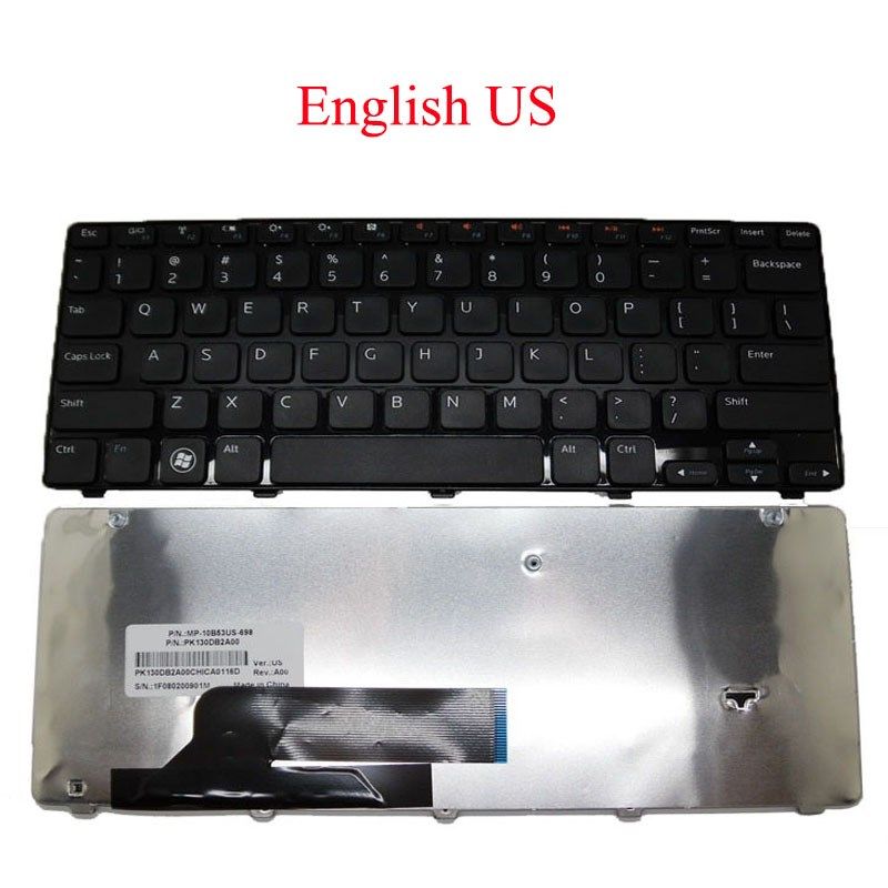 Laptop US Keyboard For DELL For Inspiron M101Z M102Z 11Z 112