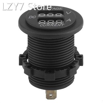 12-24V Fire Resistant LED Voltage Ammeter Guage Boat Vehicle
