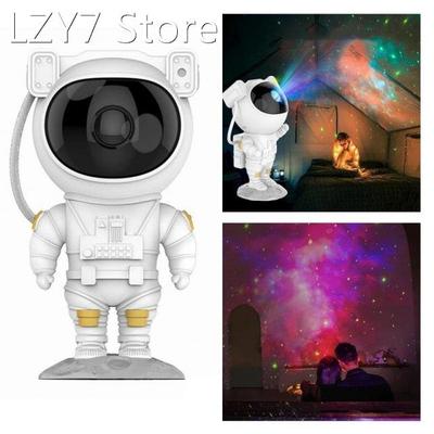 USB Astronaut Galaxy Starry Sky Projector Night Lights Bedro