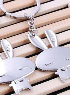 2014 Bunny love couple Keychain keychains for loversn