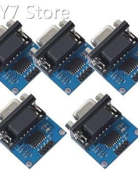 5pcs/lot MAX3232 RS232 to TTL Serial Port Converter Module D