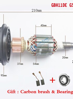 AC 220V-240V Armature Rotor replacet  BOSCH GSH11E GBH11DE G