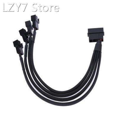 27cm 4pin IDE Molex to 4-Port 3Pin/4Pin Power Supply Plug Co