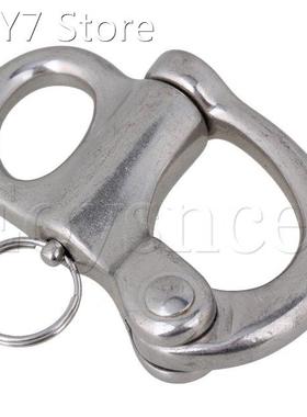 95mm 304 Stainless Steel Fixed Bail Snap Shackle Rigging Sai