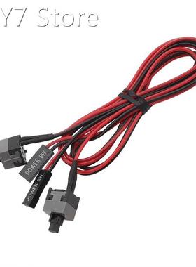 5Pcs/lot 2 Pin SW PC Power Switch Cable ON/Off Push Button C