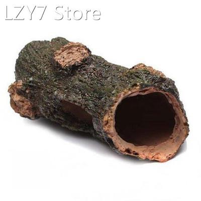 Aquarium Ornament Hollow Trunk Simulation Tree Log Wood Poly