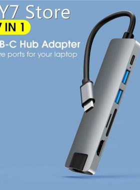 USB-C Type-C expansion HDMI-compatible PD charging port RJ45