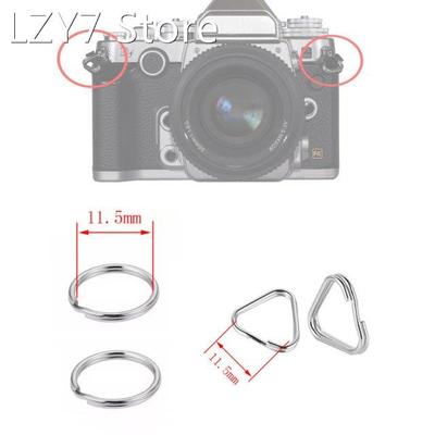 10pcs/set Metal Triangle Rings Split Metal circle Rings Spli