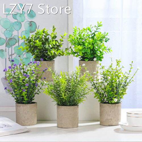 Artificial Plant Bonsai Simulation Plastic Small Tree Pot Pl