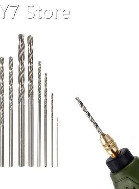 10Pcs HSS High Speed White Steel Twist Drill Bit Set For Rot