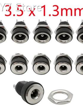 2-20Pcs 3A 12V 3.5 x 1.3mm DC Socket Jack Connector Female P