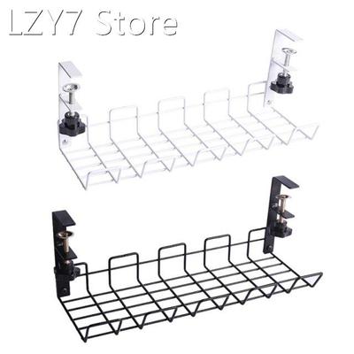 Under Table Storage Rack Cable Management Tray Desk Bottom S