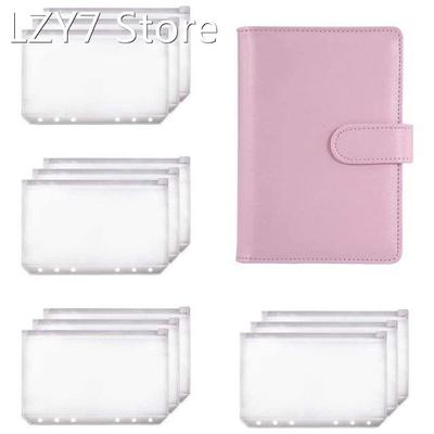 A6 Binder Planner Pink Notebook Binder and 12 Pieces 6 Hole
