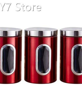 3 Pcs Sealed Moisture-proof Dried Fruit Food Storage Tank Gr