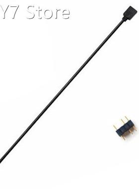 Fan Splitter Adapter Cable Sleeved Braided Y Splitter Comput