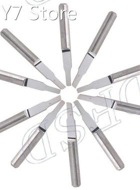 10x Parallel Carbide 2mm CNC PCB Milling Cutter Bits for Col
