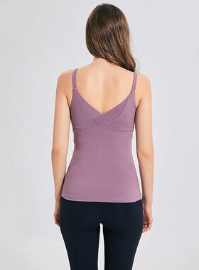Sexy yoga vest beauty back sport mesh yoga clothes for women