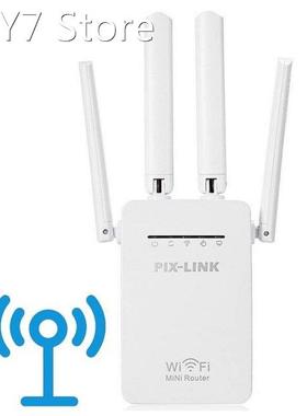 Wifi Repeater 300M 4 Antennas Signal Amplifier Wifi Range Ex
