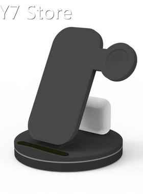 2021 New Wireless Charger Soft Back 15W 3 in 1 Qi Fast Wirel