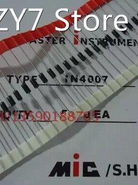 1000 PCS 1N4007 IN4007 DO-41 1.0A 1000V SILICON RECTIFIERS