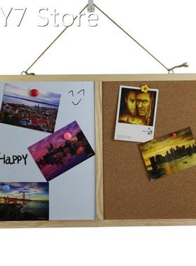 Message Cork Board Wood Frame Whiteboard Drawing Boards Comb