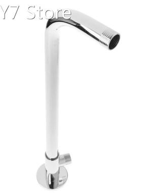 Stainless Steel Shower Head Extension Arm Shower Base Mounte