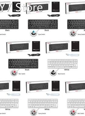 Wired Bluetooth 68 Keys with Anti-ghosting Design Mechanical