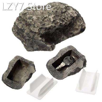 Outdoor Muddy Mud Spare Key House Safe Hide Security Rock S