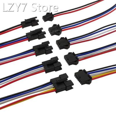 5Pairs JST SM 2P 3P 4P 5Pin 6 Pin Plug Male to Female Jack S