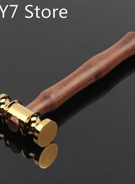Solid Wooden Auction Hammer Elegent Desk Accessory Home Deco