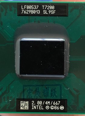 Core 2 Duo T7200  CP  Laptop processor PGA 478 cpu  work