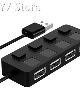 USB 2.0 Hub Multi USB Splitter 4 Ports Expander Multiple USB