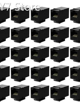 25 Pcs Rj45 Coupler Cat6 Keystone Jacks Inline Coupler Femal