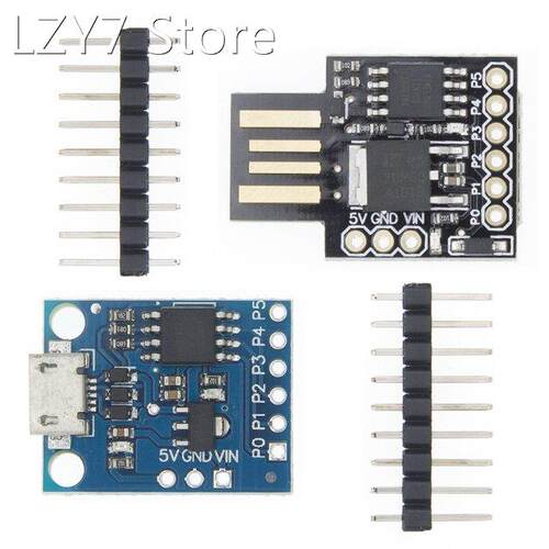 Blue Black TINY85 Digispark Kickstarter Micro Development Bo