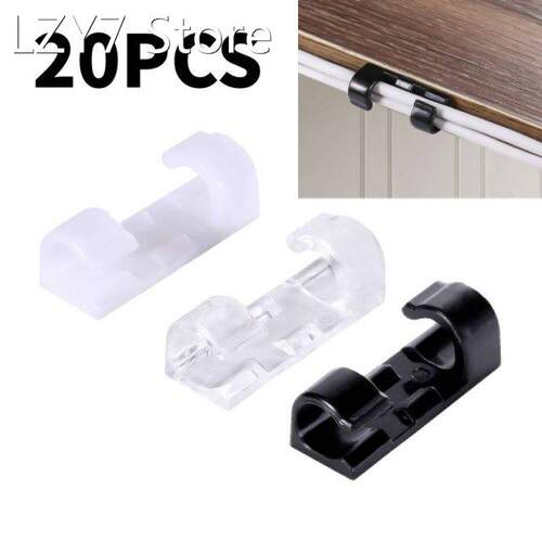 20PCS Cable Organizer Clips Cable Management Desktop & W