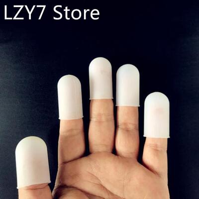 5Pcs Silicone Fingers Cover Cap Fingertip Protector Insulati