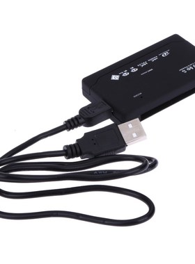 Black All in One Memory Card Reader USB External Cardreader